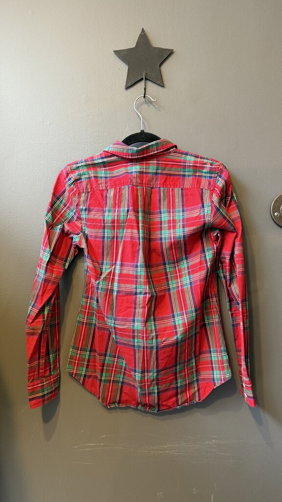 Tartan With Cashmere Button Up Shirt
