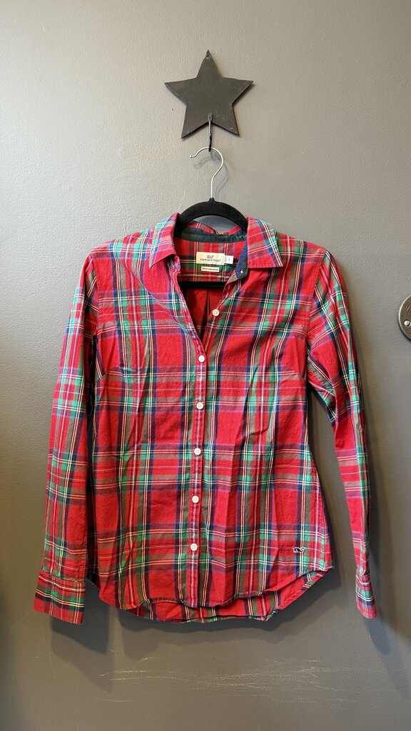 Tartan With Cashmere Button Up Shirt