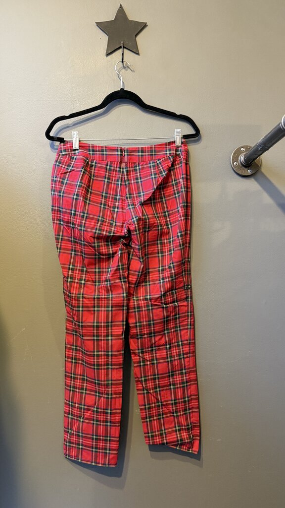 Plaid Slim Pants