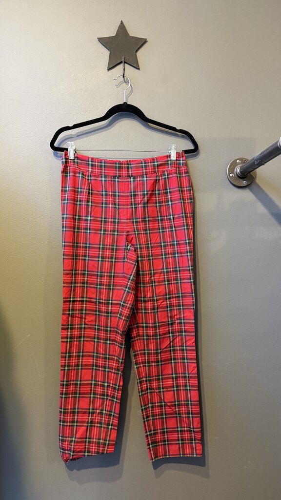 Plaid Slim Pants