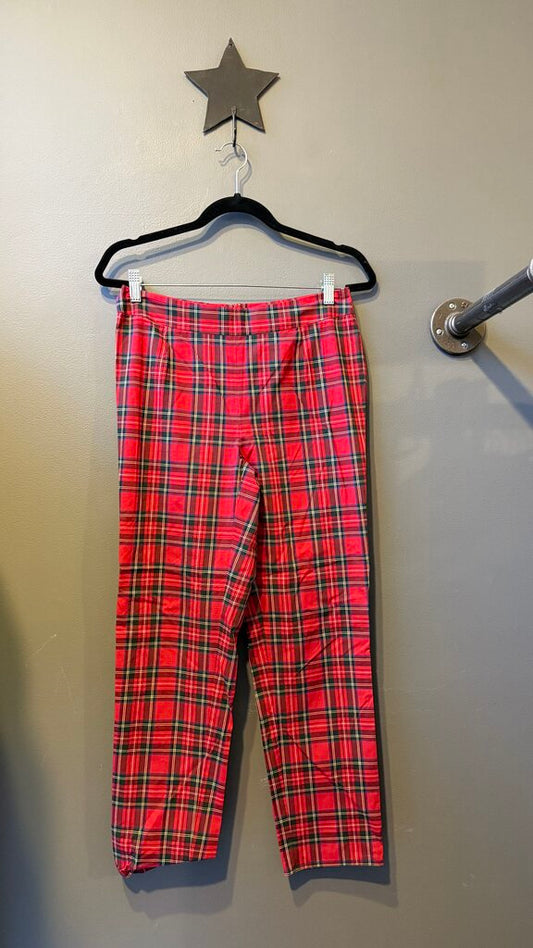 Plaid Slim Pants