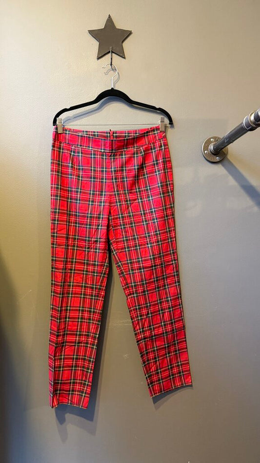 Plaid Slim Pants