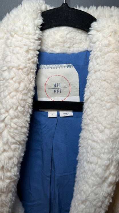 Faux Sherpa Crop Jacket