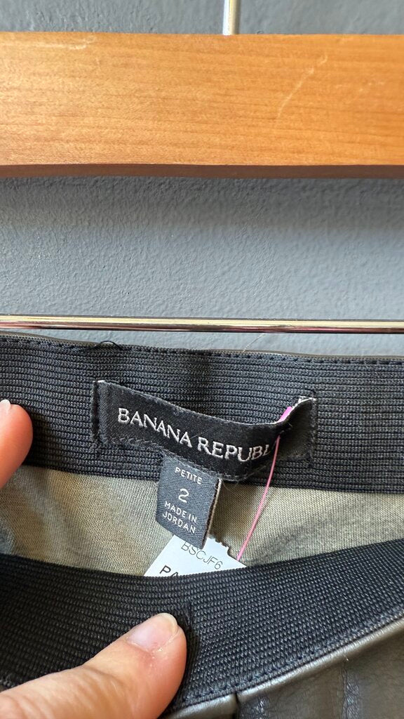 Petite Devon Faux Leather Pants