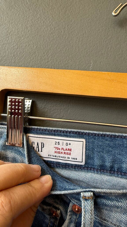 70s Flare High Rise Jeans