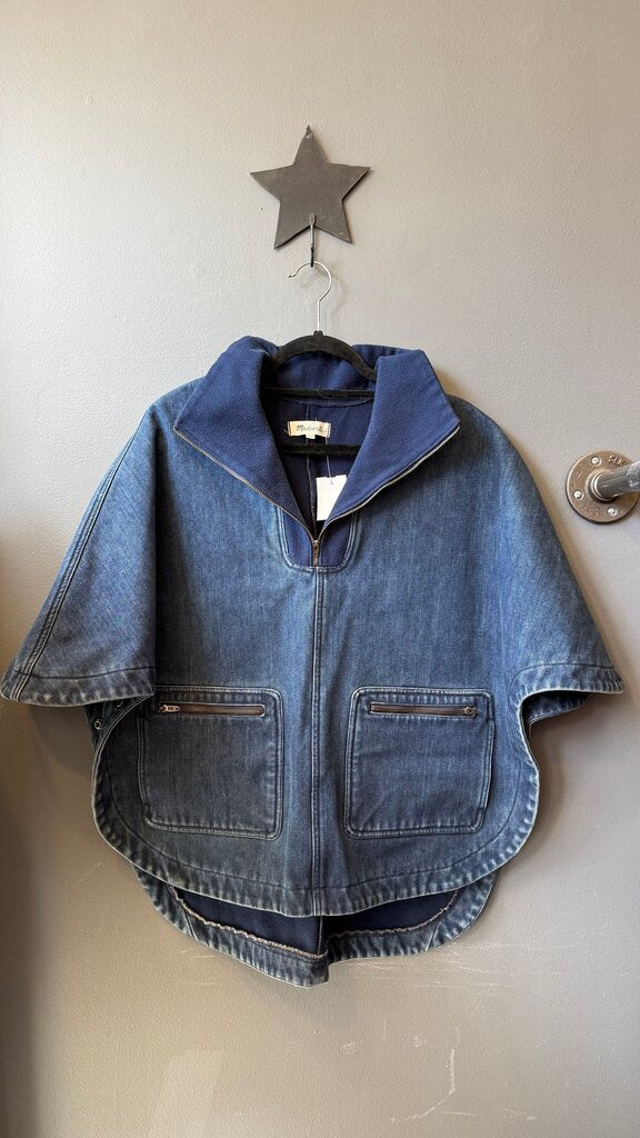 Denim Poncho