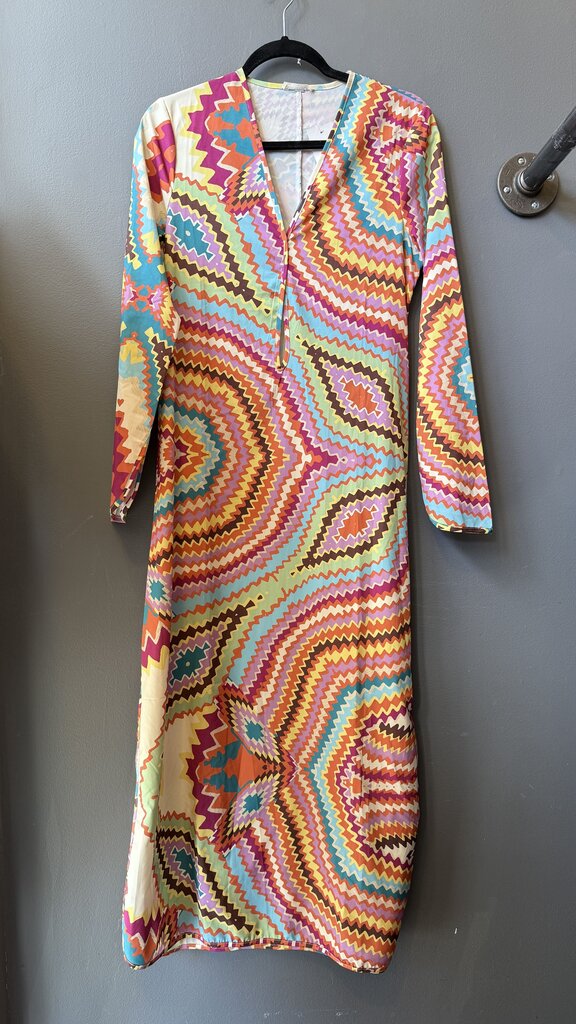 Longsleeve Keyhole Maxi Caftan