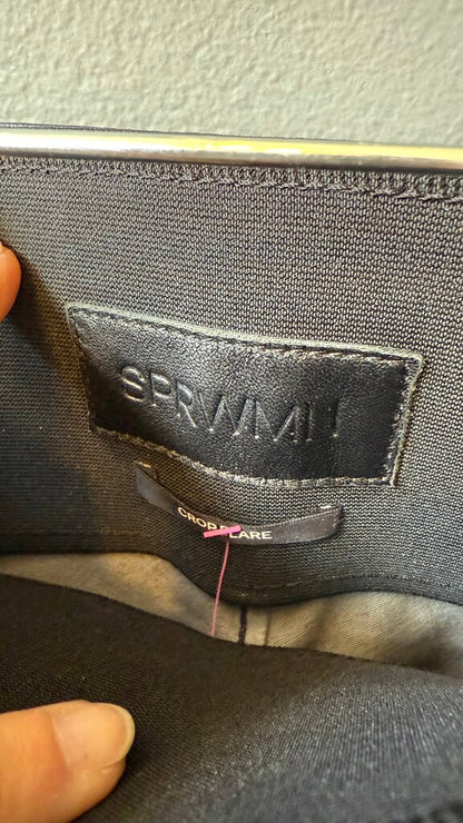 Crop Flare Leather Pants