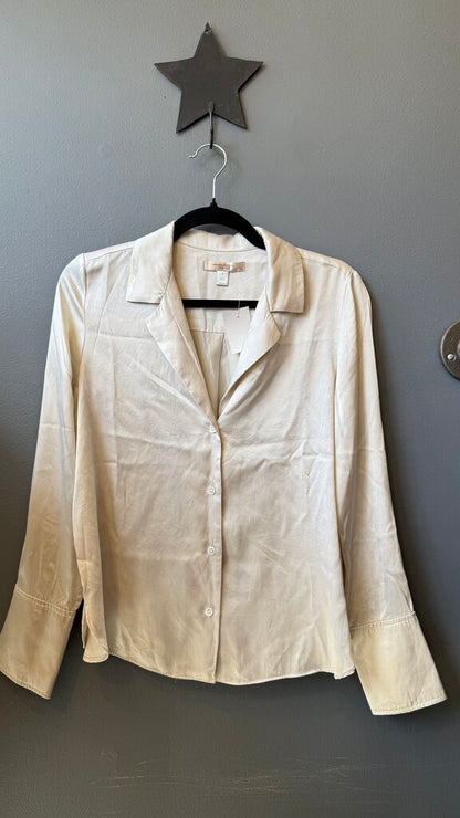 Silk Button Up Blouse