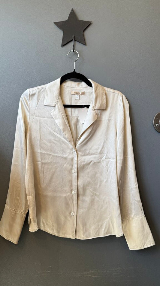 Silk Button Up Blouse