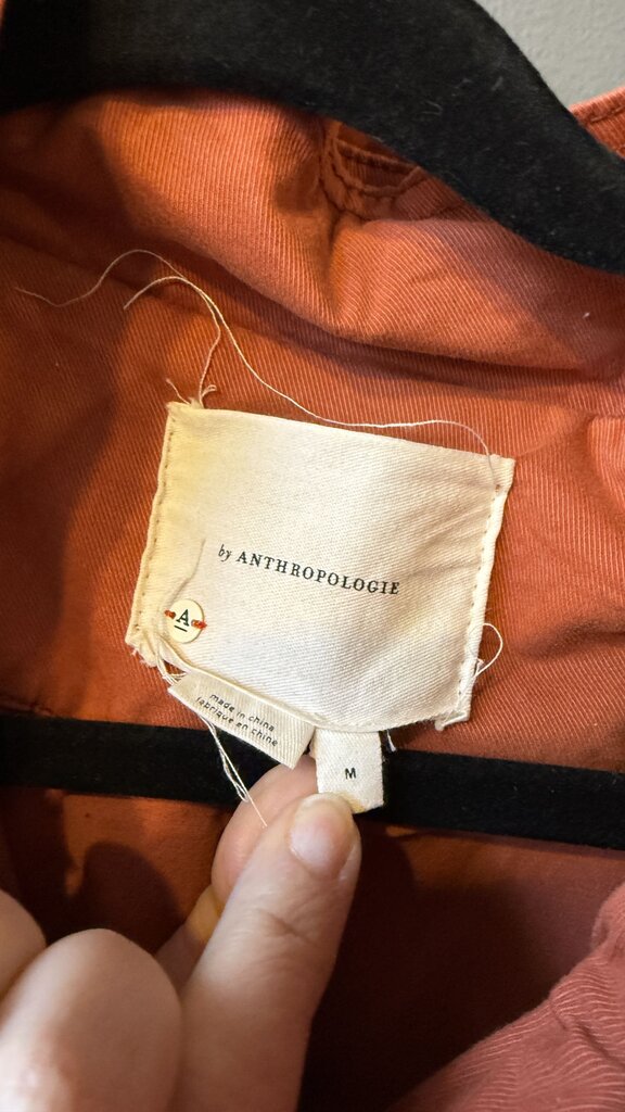 Long Canvas Hooded Jacket