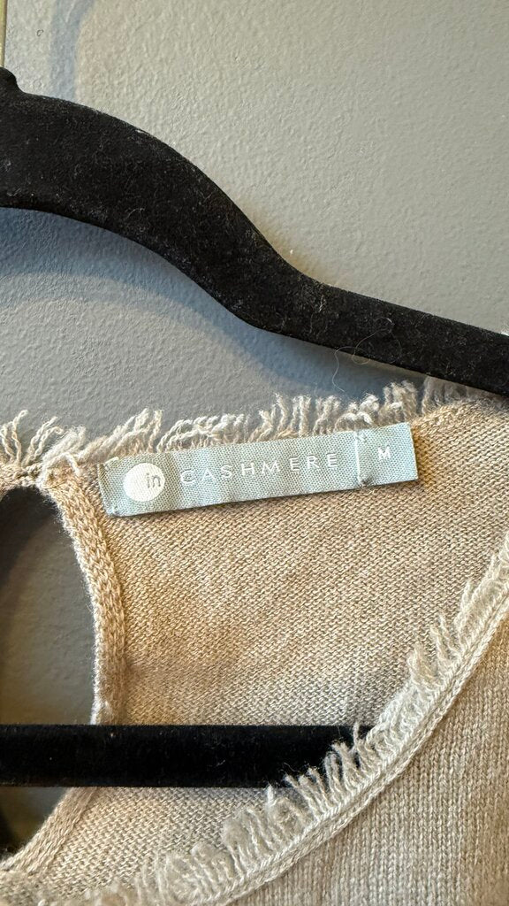 Raw Trim Cashmere Sweater