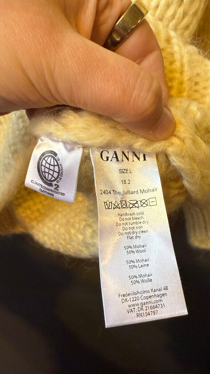 Julliard Mohair Puff Sleeve Sweater