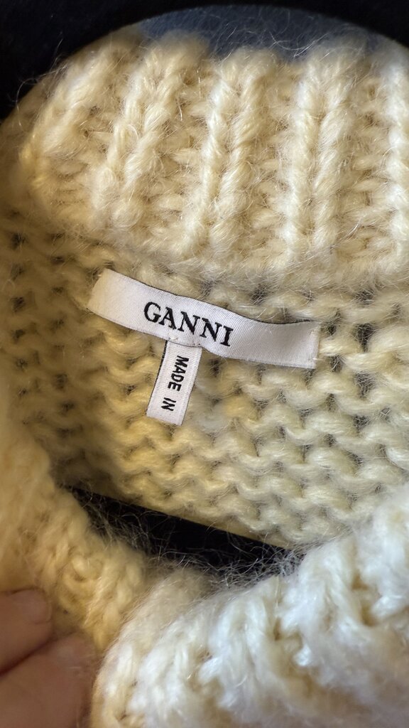 Julliard Mohair Puff Sleeve Sweater