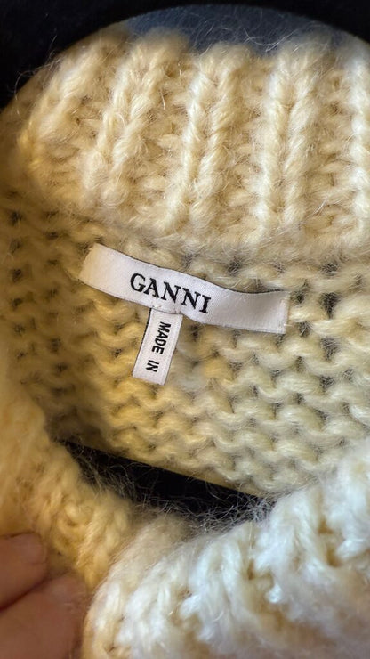 Julliard Mohair Puff Sleeve Sweater