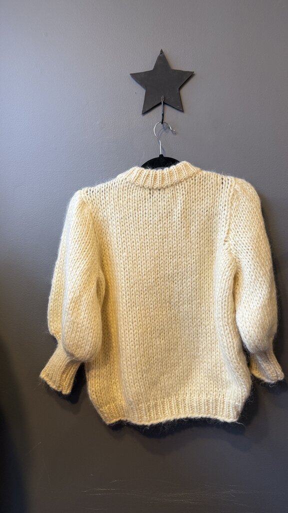 Julliard Mohair Puff Sleeve Sweater