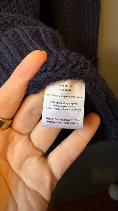 Stripe Puff Sleeve Sweater