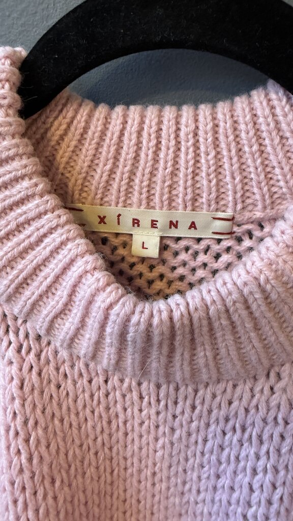 Stripe Puff Sleeve Sweater