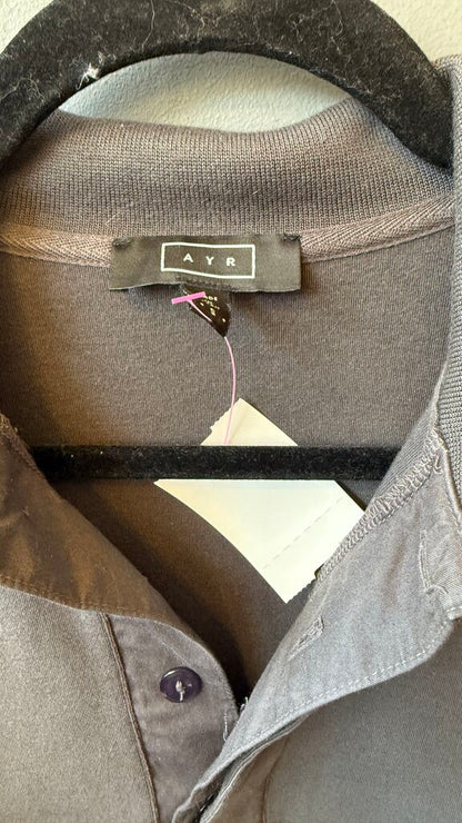 Longsleeve Sueded Polo Shirt