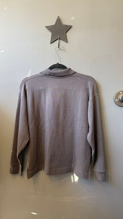 Longsleeve Sueded Polo Shirt