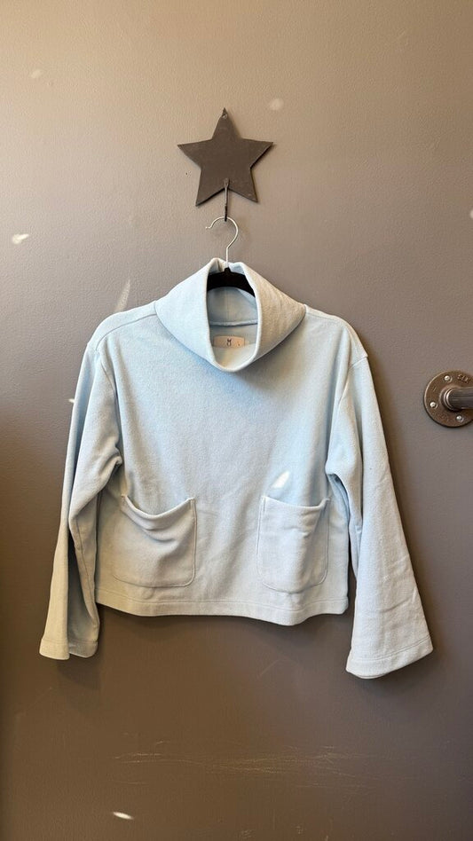 Crop Pocket Funnelneck Terry Fleece