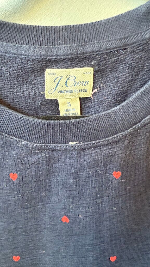 Heart Vintage Fleece Crewneck Sweatshirt