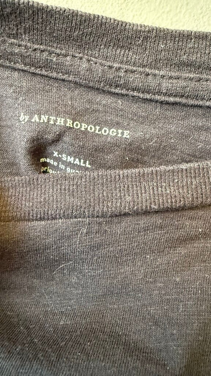 Crop Raw Hem Longsleeve TShirt