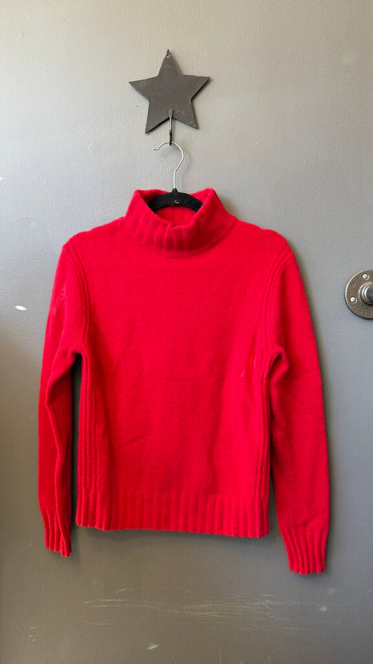 Stretch Knit Mockneck Sweater