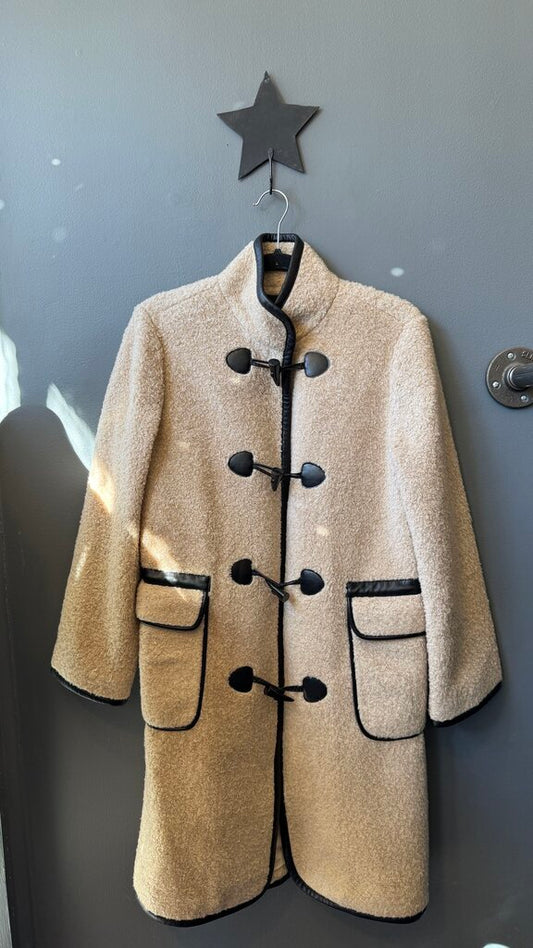 Sherpa Toggle Duffle Long Coat