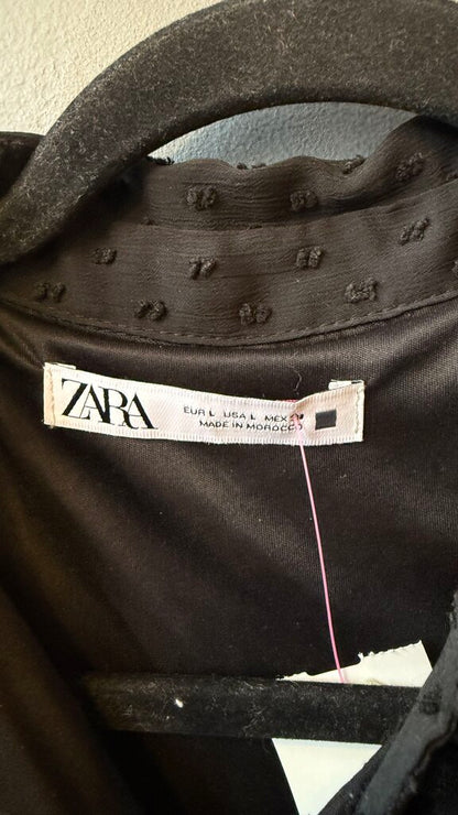 Swiss Dot Dropwaist Shirtdress