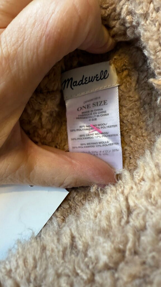 Merino Wool Blend Nubby Beanie