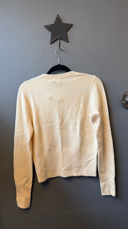 Gold Button Shoulder Sweater