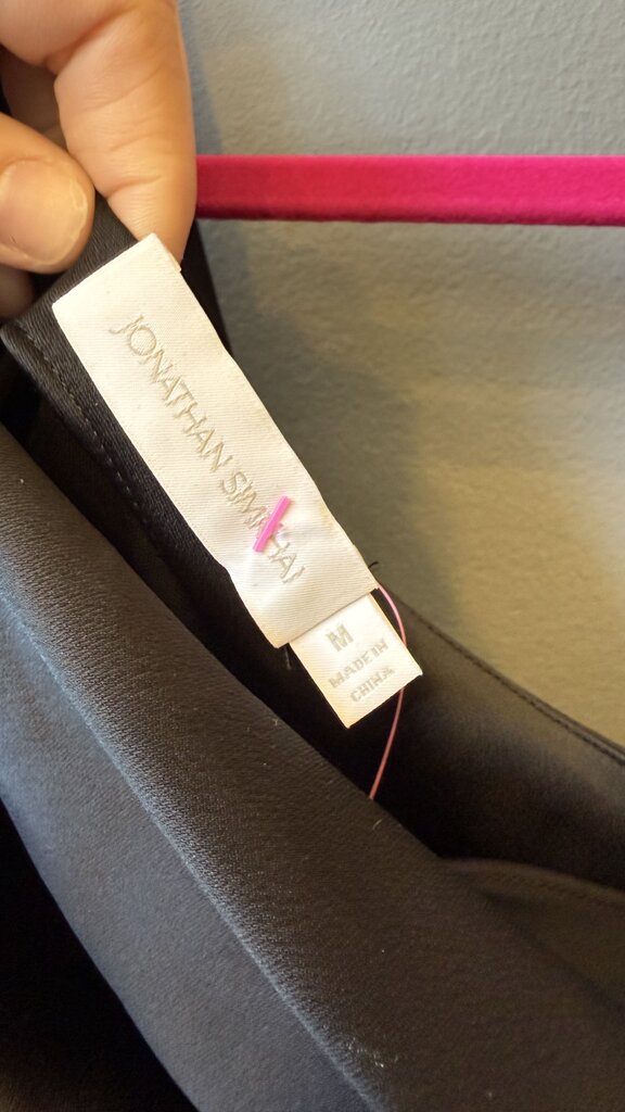 One Off the Shoulder Satin Blouse