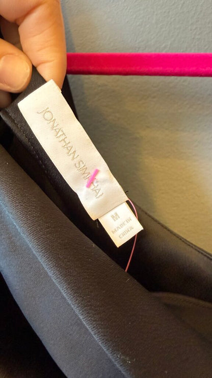 One Off the Shoulder Satin Blouse