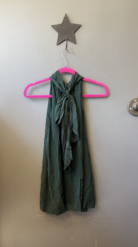 Silk Tie Neck Blouse