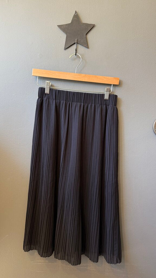 Pleated Midi Skirt