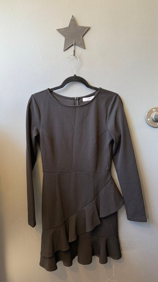 Ruffle Skirt Sheath Dress