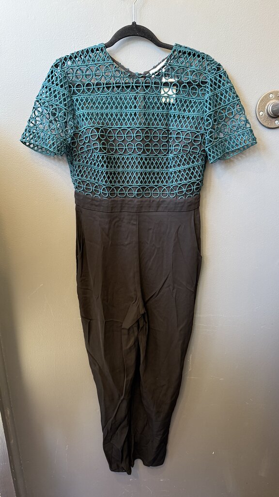 Lattice Top Jumpsuit