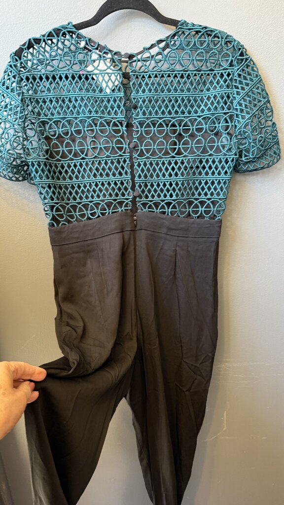 Lattice Top Jumpsuit