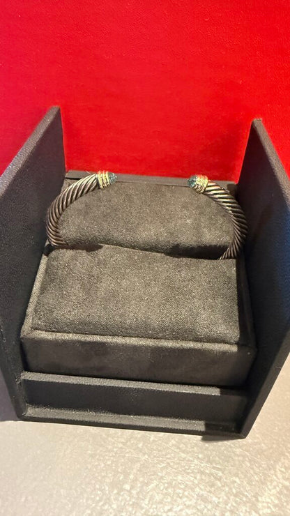 DavidYurman Topaz Cable Cuff Bracelet