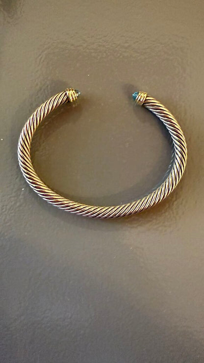 DavidYurman Topaz Cable Cuff Bracelet