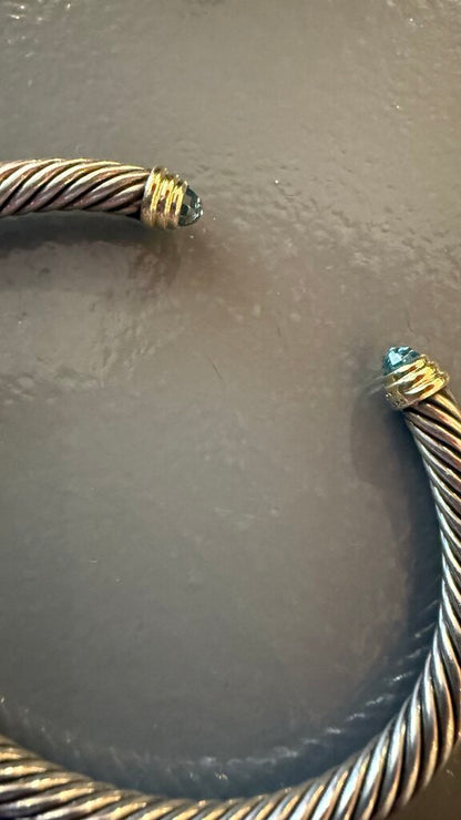 DavidYurman Topaz Cable Cuff Bracelet