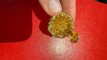 deLillo Vintage Clip On Cluster Earrings