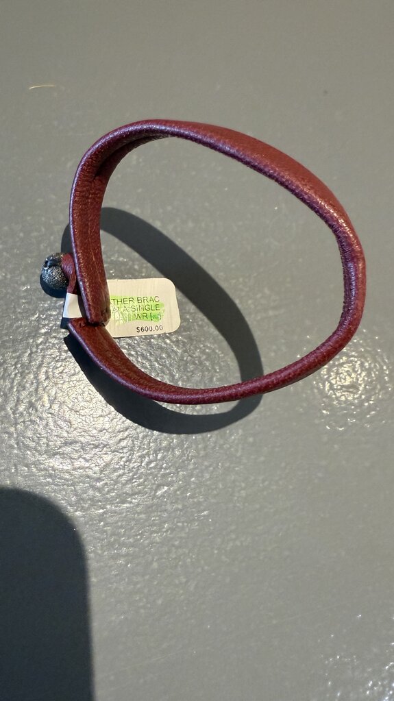 Sheryl Lowe Leather Single Bracelet