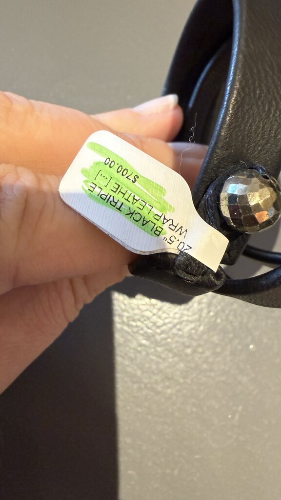 Sheryl Lowe Leather Triple Bracelet