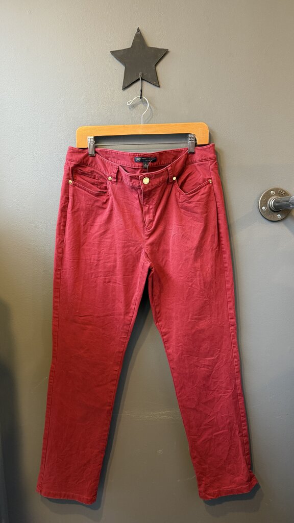 Straight Cranberry Jeans