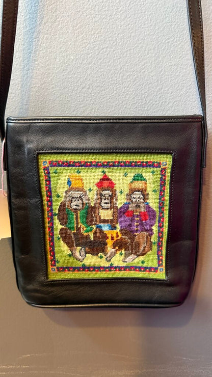 Needlepoint Crossbody Bag