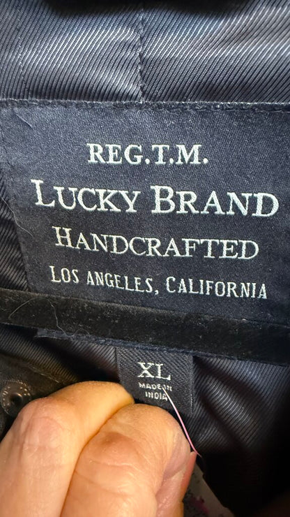 Leather Zip Up Jacket