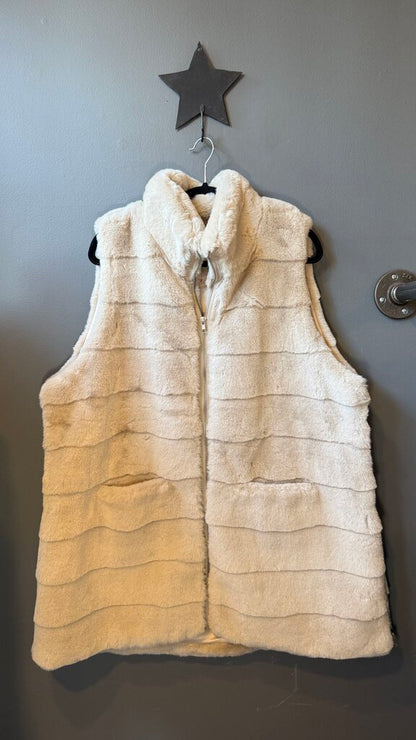 Faux Fur Zipper Side Vest