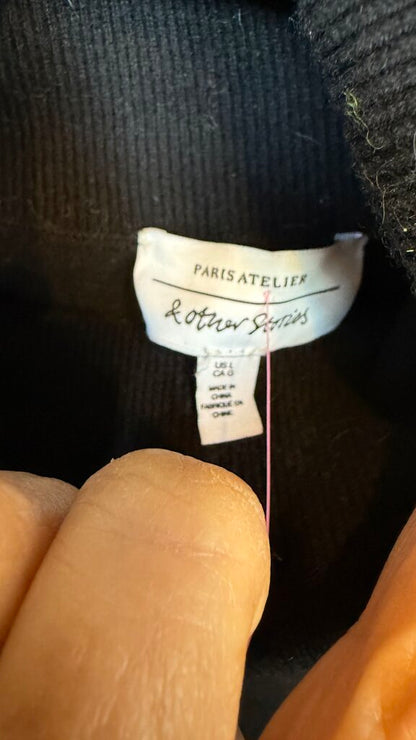 Turtleneck Knit Midi Sweater Dress